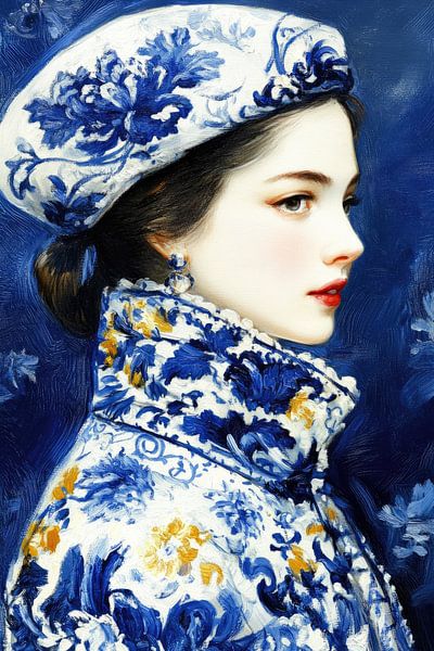 Ode to Delft Blue by Franka Poulain