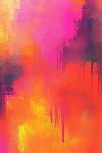 Vibrant fusion of Warm Colors