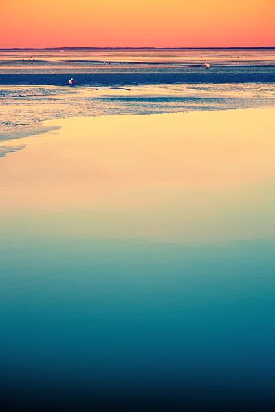 Frozen fjord by Bo Valentino