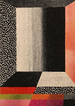 Constructivist composition with textural contrast by Niklas Maximilian