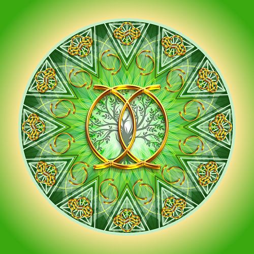 Kristal Mandala Dag Energie Engel Rafaël