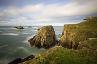 Rocky coast and cliffs of Brittany, France