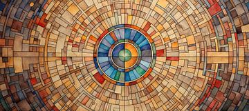 Mandala-Meditation von Abstraktes Gemälde