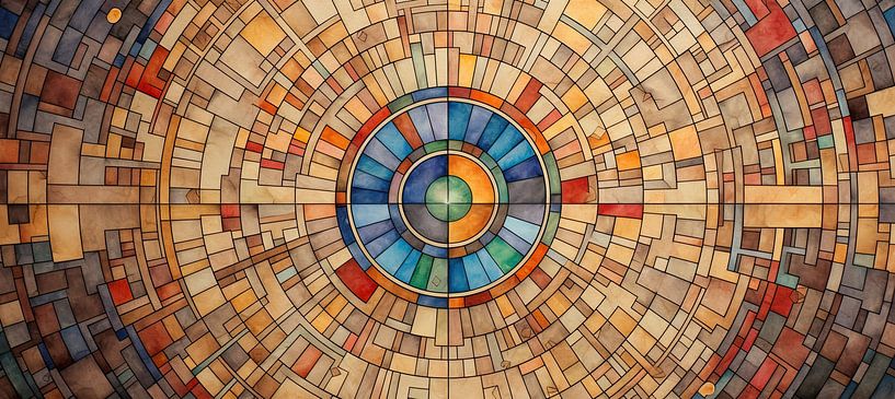 Mandala Meditation by Abstract Painting