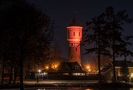 Wasserturm Coevorden bei Nacht von Carolien Lichtendonk