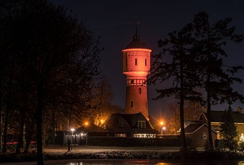 Watertoren Coevorden by night