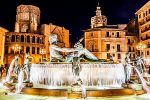 Turia Brunnen Valencia