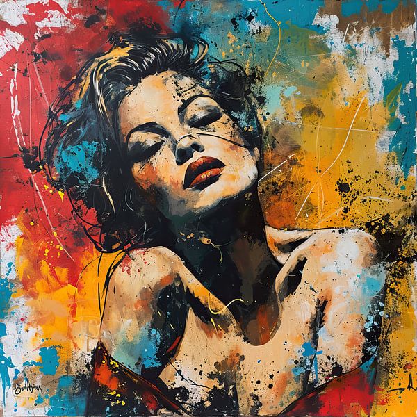 Urban Art Portrait | Urban Colour Expression by Eye catching paintings