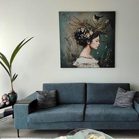 Klantfoto: Seamlessly blend van Mirjam Duizendstra, als artframe