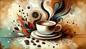 Herbstliche Kaffeepause in Harmonie