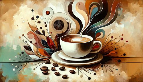 Herfst koffiepauze in harmonie