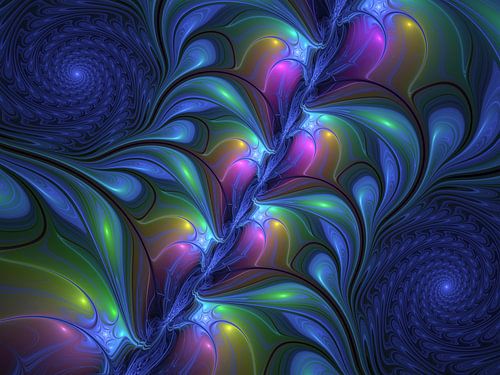 Fraktal Buntes Leuchten