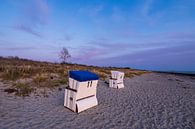 Strand in Kloster op het eiland Hiddensee in de avond van Rico Ködder thumbnail