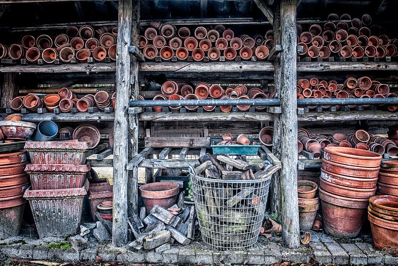 Bloempotten by Freddy Hoevers