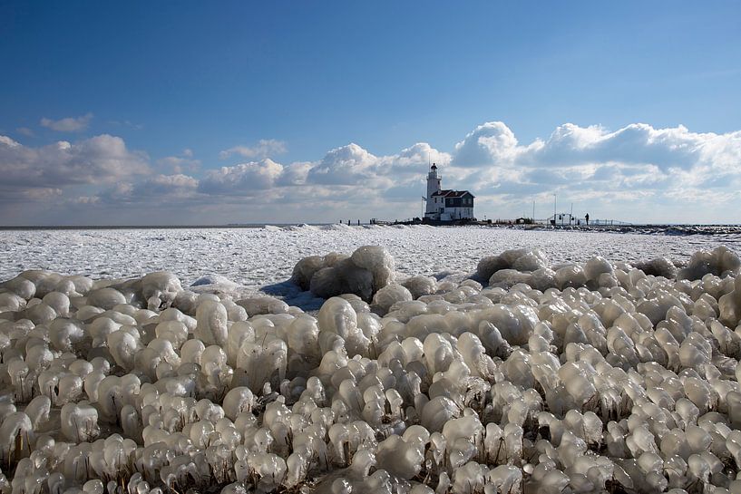 Marken in winter von Edwin Butter