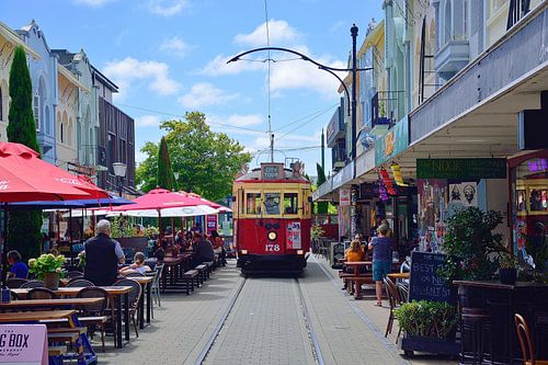 De stadstram in New Regent Street