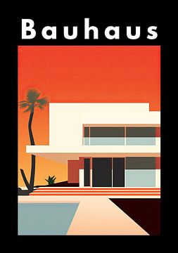 Poster Bauhaus Impression d'art Bauhaus sur Niklas Maximilian