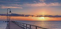 Sonnenaufgang in Göhren auf der Insel Rügen, Deutschland von Henk Meijer Photography Miniaturansicht