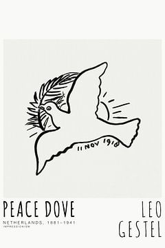 Leo Gestel - Colombe de la paix