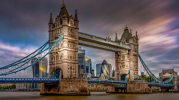 Tower Bridge with Financial District