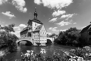 Bamberg - Altes Rathaus Schwarzweiss