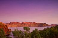 Sunset Lake Argyle Australia by Laura Krol thumbnail