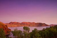 Zonsondergang Lake Argyle Australie
