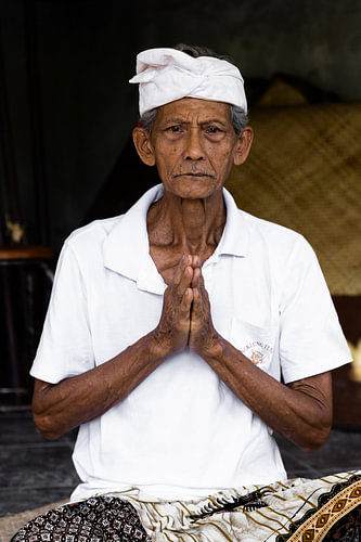 portrait hindustani balinese man