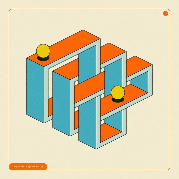 Unmögliche Geometrien 12 von Jazzberry Blue