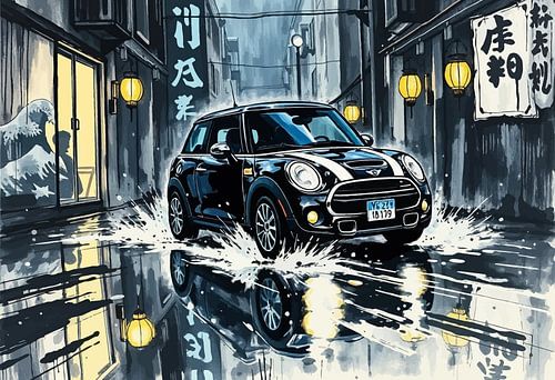Mini Cooper - Snelheid Inkstorm