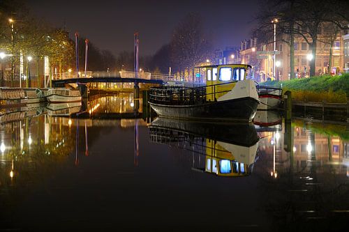 Ferry ISTI of Rederij Schuttevaer in the Weerdsingel in Utrecht