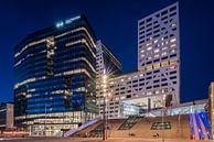 Le WTC Utrecht et le bureau de la ville d'Utrecht se trouvent juste à côté de la gare centrale d'Utr par John Verbruggen Aperçu