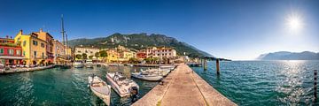 Hafen von Malcesine am Gardasee