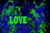 Abstracte kunst - Love is all you need by Alice Berkien-van Mil thumbnail