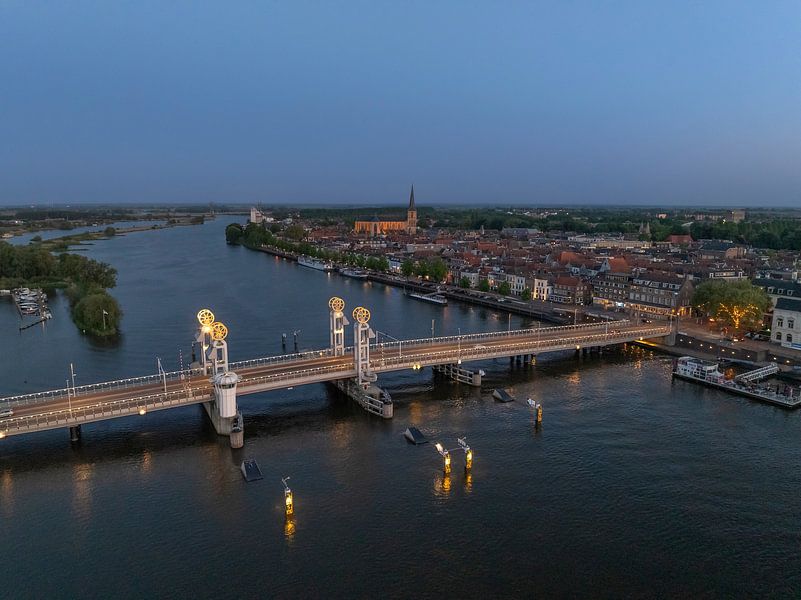 Kampen springtime sunset aerial view by Sjoerd van der Wal Photography