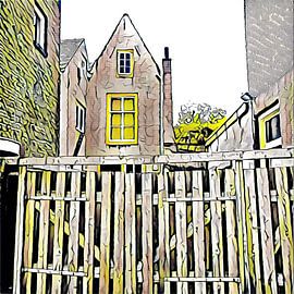 Old houses in Den Bosch von L.J. Lammers