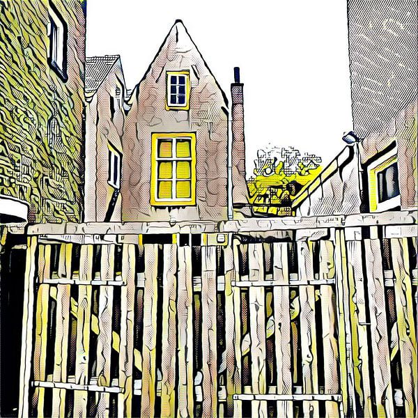 Old houses in Den Bosch von L.J. Lammers