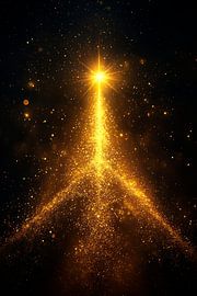 Lichttanz Weihnachten von Poster Art Shop