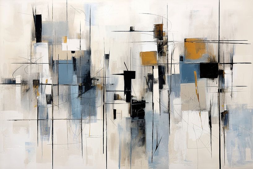 Floating Silence | Abstract Art by Eye catching paintings