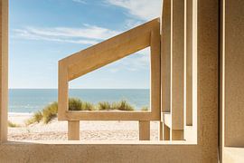 View through to the sea