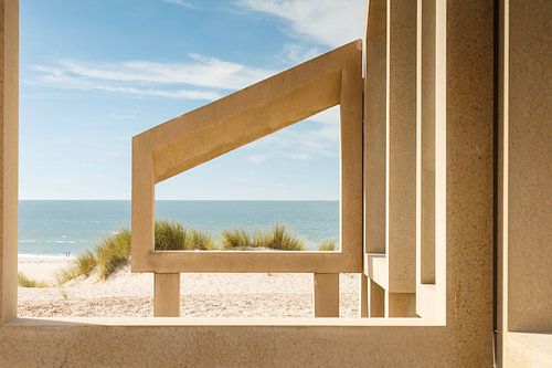 View through to the sea