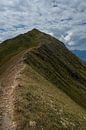 A ridge with pointed summit at Mont Jovet, France by Tobias van Krieken thumbnail