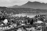 Luzern von oben II von Ilya Korzelius Miniaturansicht