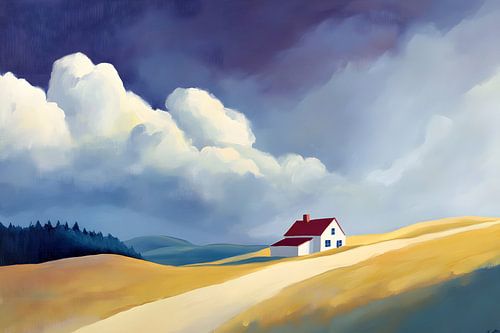 Het huis aan het einde van het veld