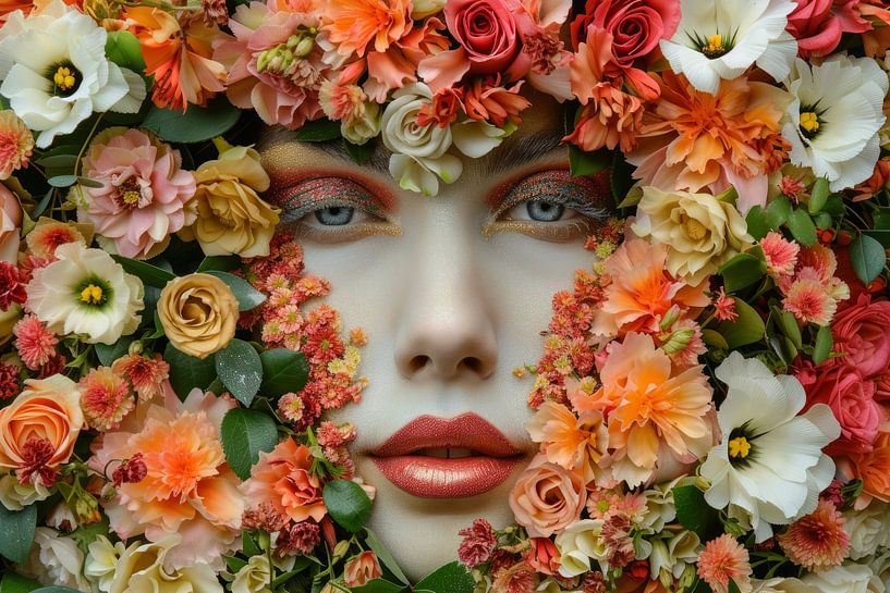 Blumenfrau 1 von Ernst Leijdekkers