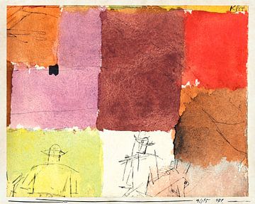 Composition with Figures (1915) door Paul Klee van Studio POPPY