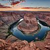 Sonnenuntergang am Horseshoe Bend von Jürgen Ritterbach