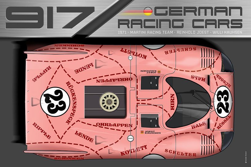 917/20, No.23 Pink Pig, LM 1971 by Theodor Decker