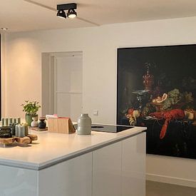 Customer photo: Still life with a golden goblet, "Pieter de Ring", on canvas