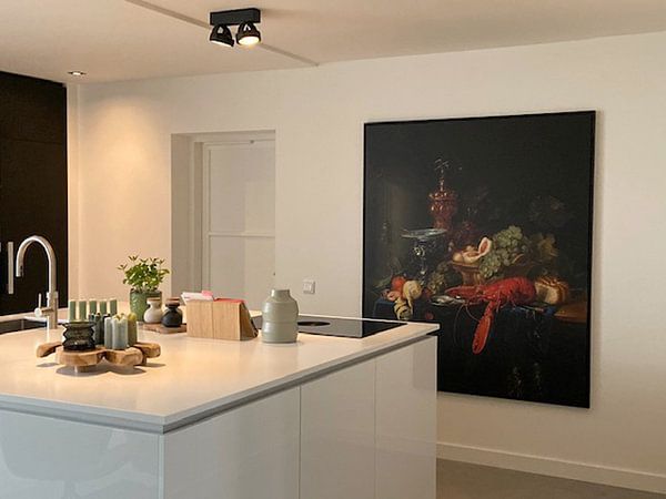 Customer photo: Still life with a golden goblet, "Pieter de Ring", on canvas